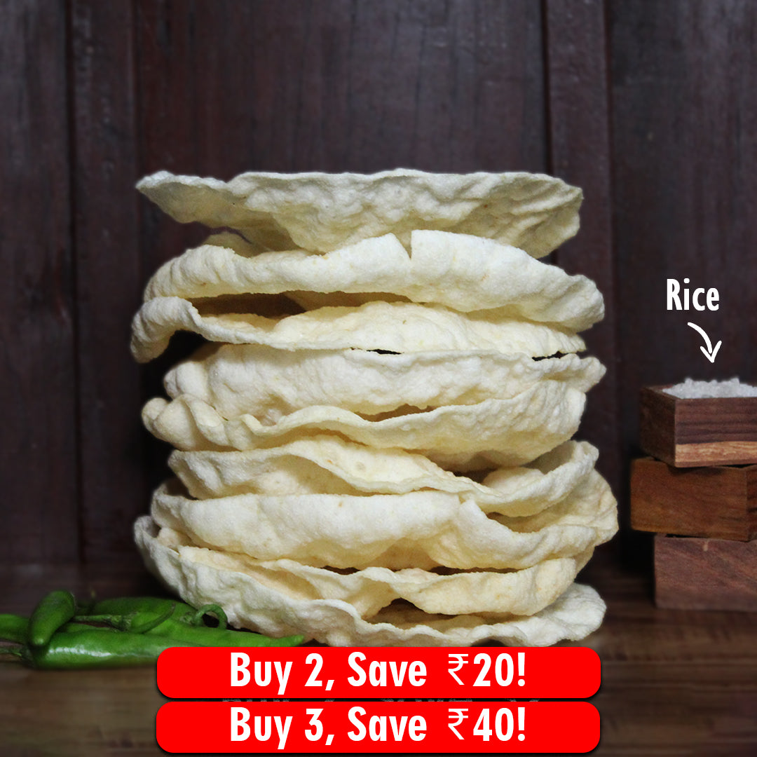 SriVaraha Foods Kallidaikurichi Arisi Appalam Rice Papad 