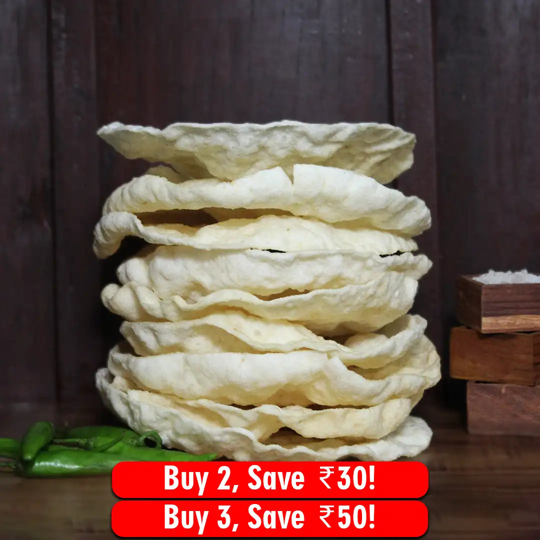 SriVaraha Foods Kallidaikurichi Arisi Appalam Rice Papad கல்லிடைக்குறிச்சி அரிசி அப்பளம்