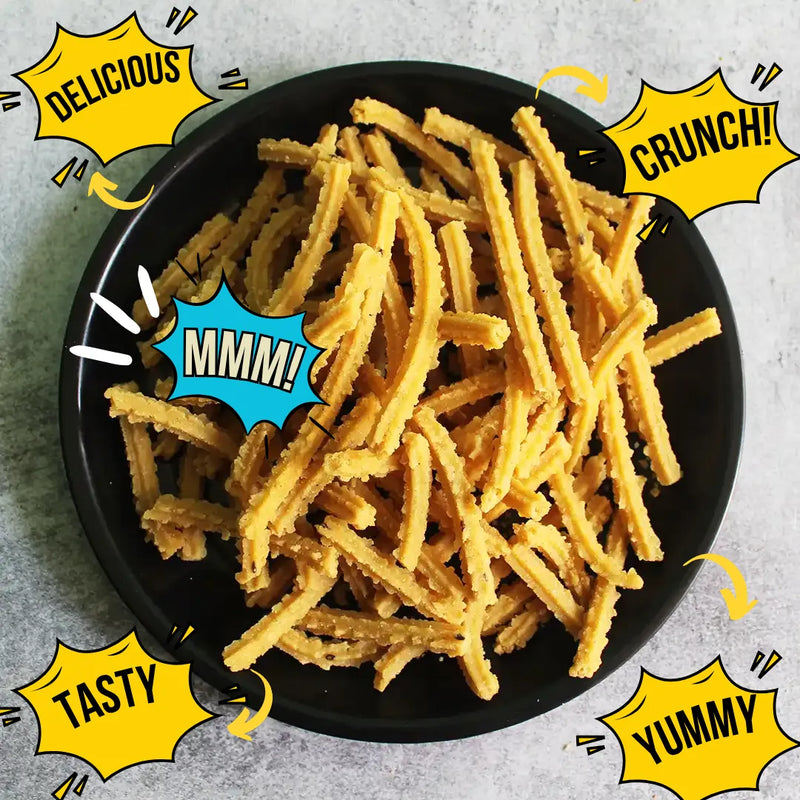 Thinai Butter Murukku – Crispy, buttery goodness with a healthy twist!