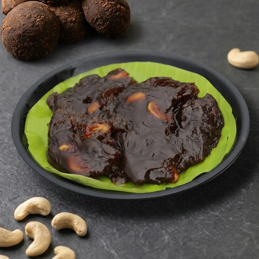 Tirunelveli Karupatti Palm Jaggery Halwa Panai Vellam alwa கருப்பட்டி அல்வா