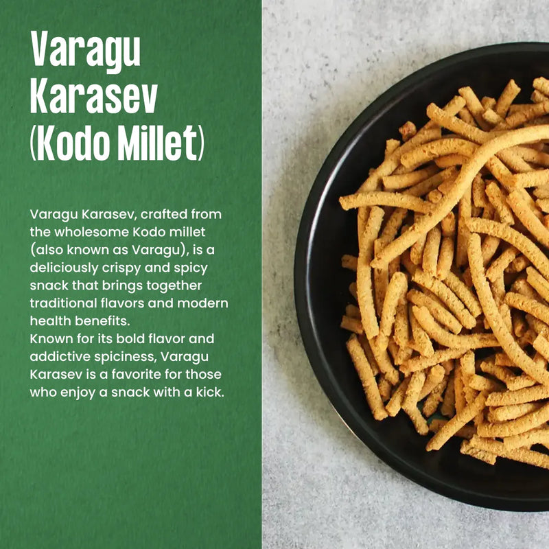 Authentic South Indian Varagu (Kodo Millet) Karasev