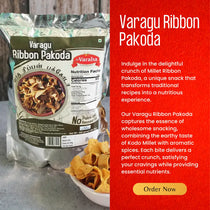 Varagu Ribbon Pakoda (Kodo Millet) 200g