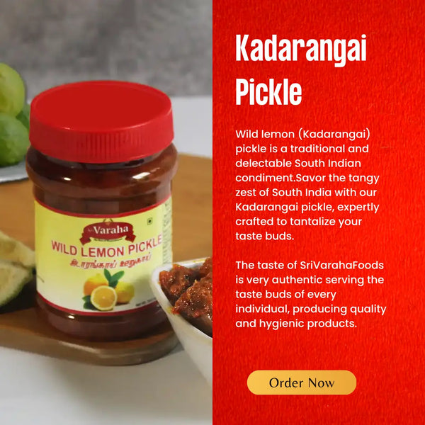 Wild Lemon (Kadarangai) Pickle 300g