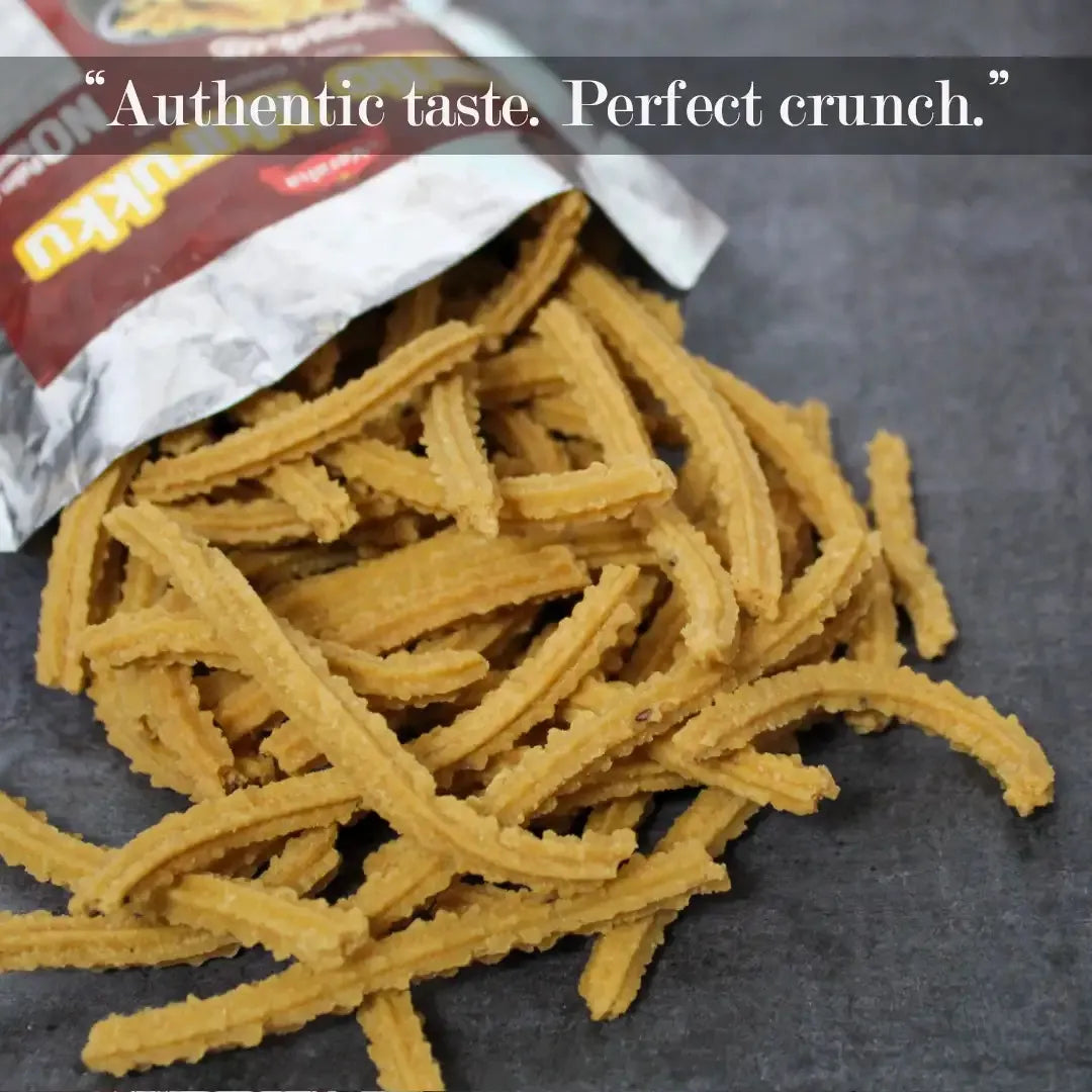 South Indian Garlic Murukku