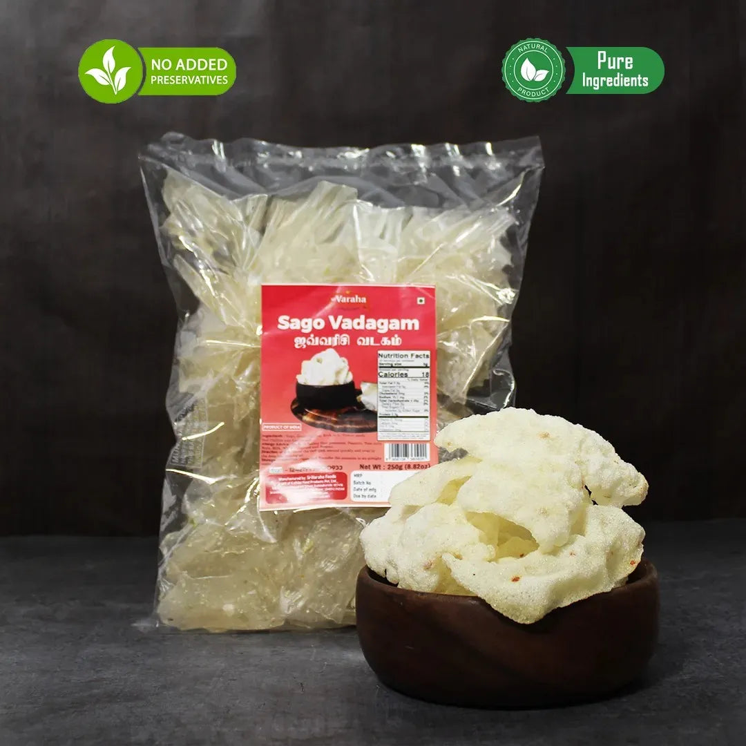 Traditional Sago Vadagam