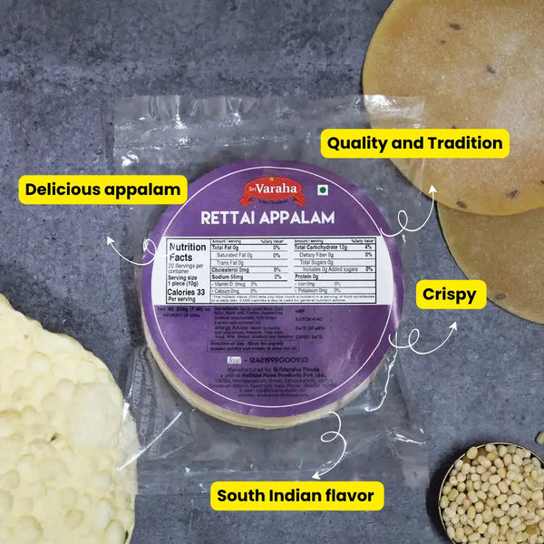 Rettai Appalam 200g