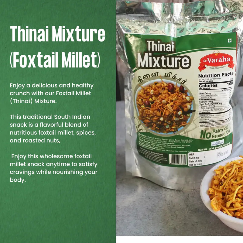 Foxtail Millet Mixture – Ancient Grain, Modern Snack